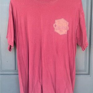 Vintage Comfort Colors New Orleans NOLA Pocket T-Shirt Medium Red